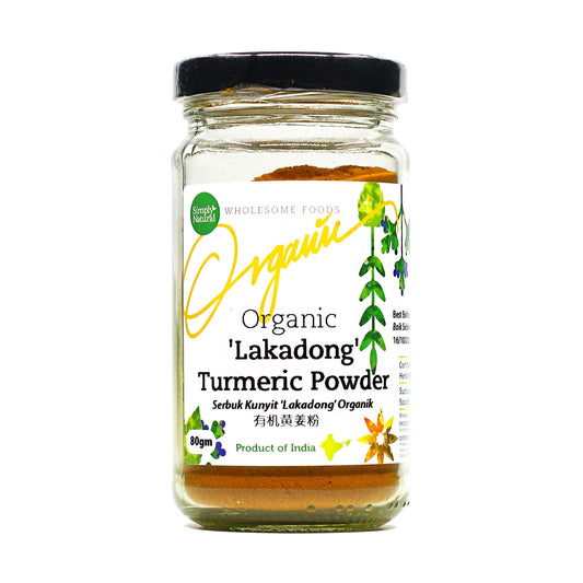 Organic "Lakadong" Turmeric Powder 80g