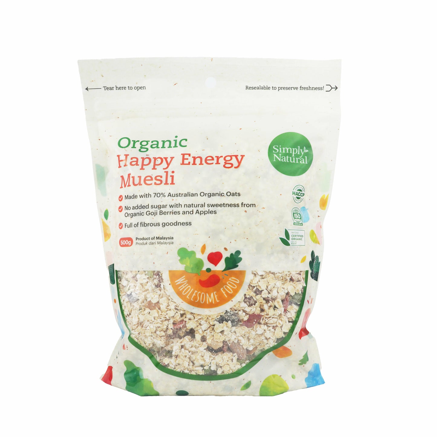 Organic Happy Energy Muesli 500g