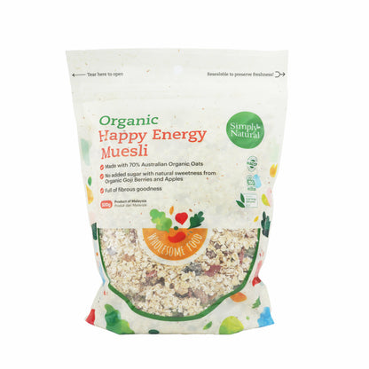 Organic Happy Energy Muesli 500g