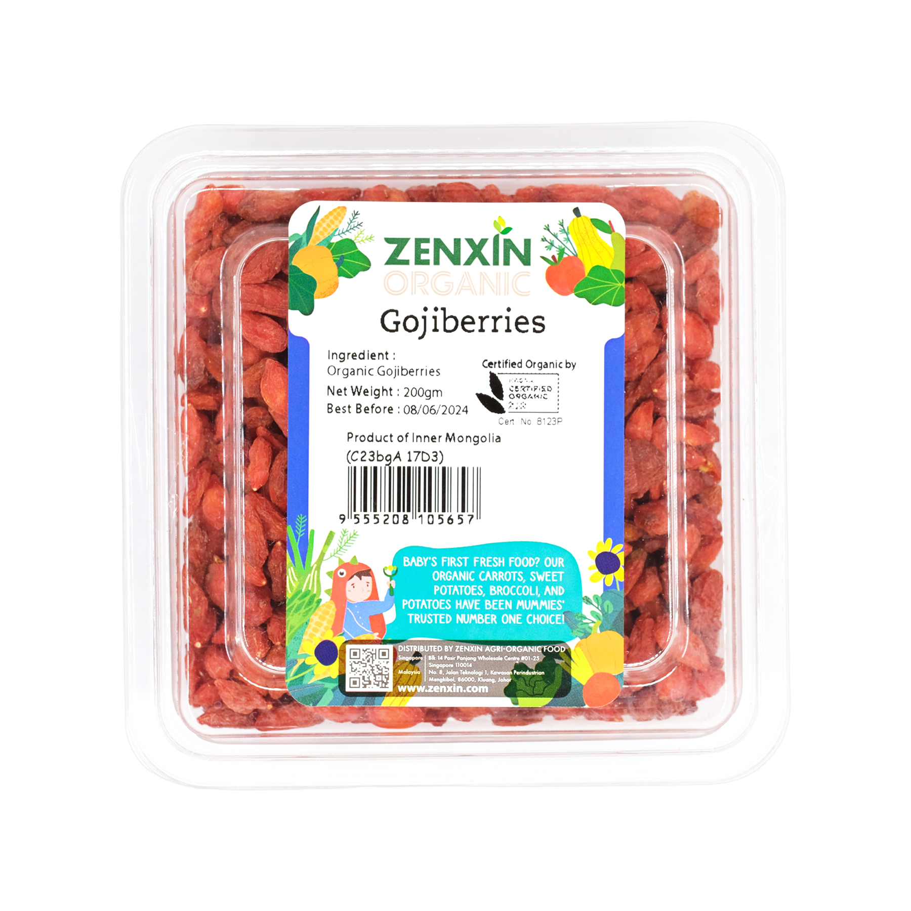 SN Organic Sun Dried Goji Berries 200g (1)