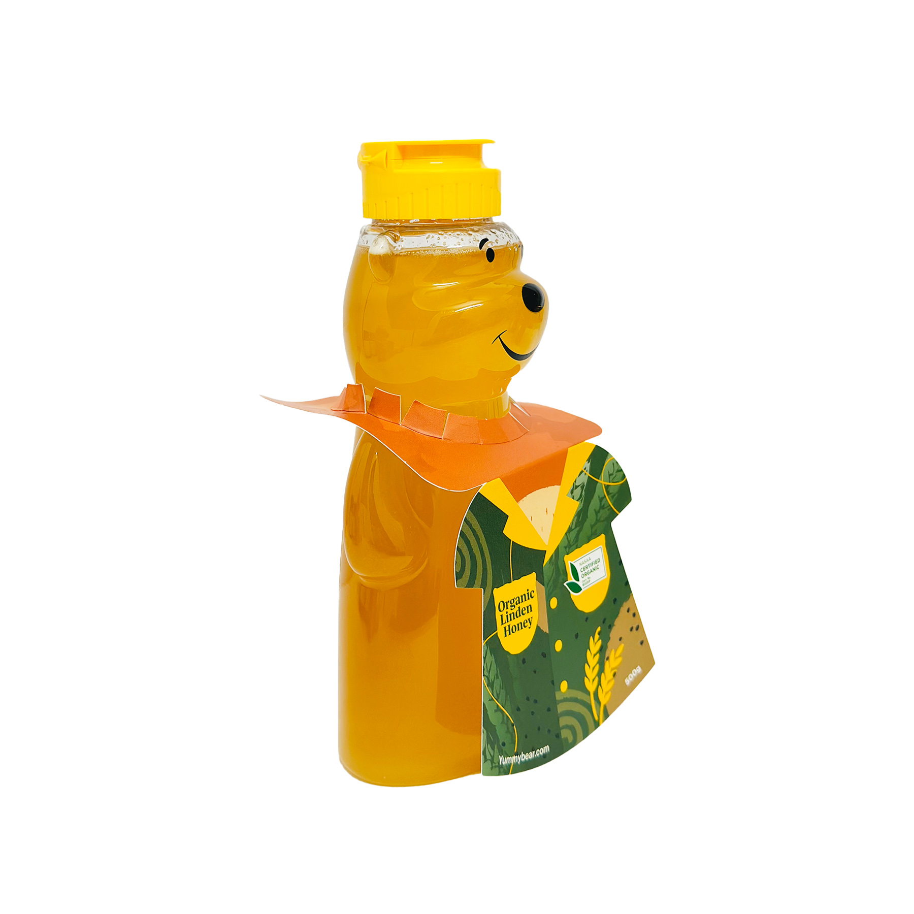 SN Organic Linden Honey EA 500g-side L
