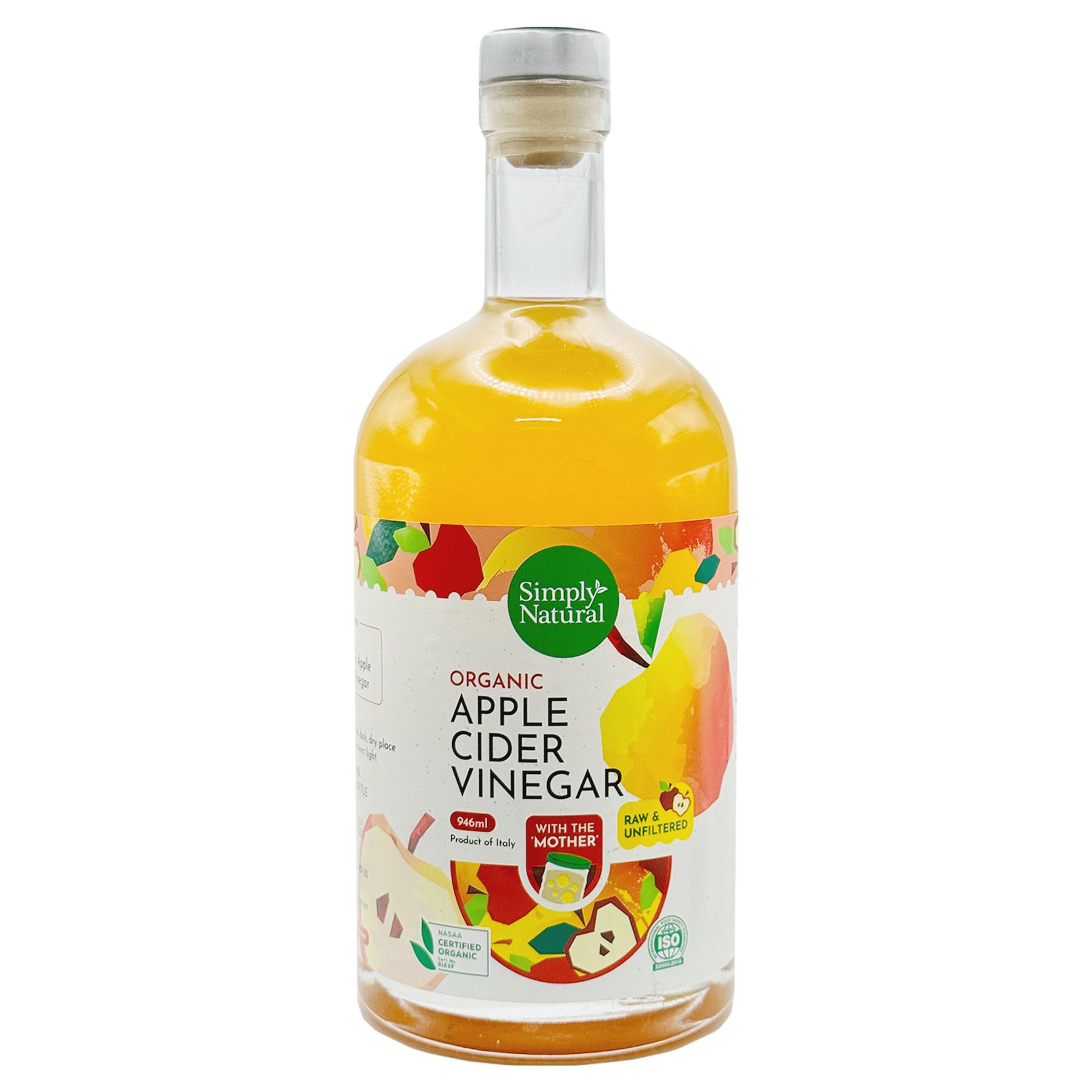 SN Org Apple Cider Vinegar EA 946ml-front
