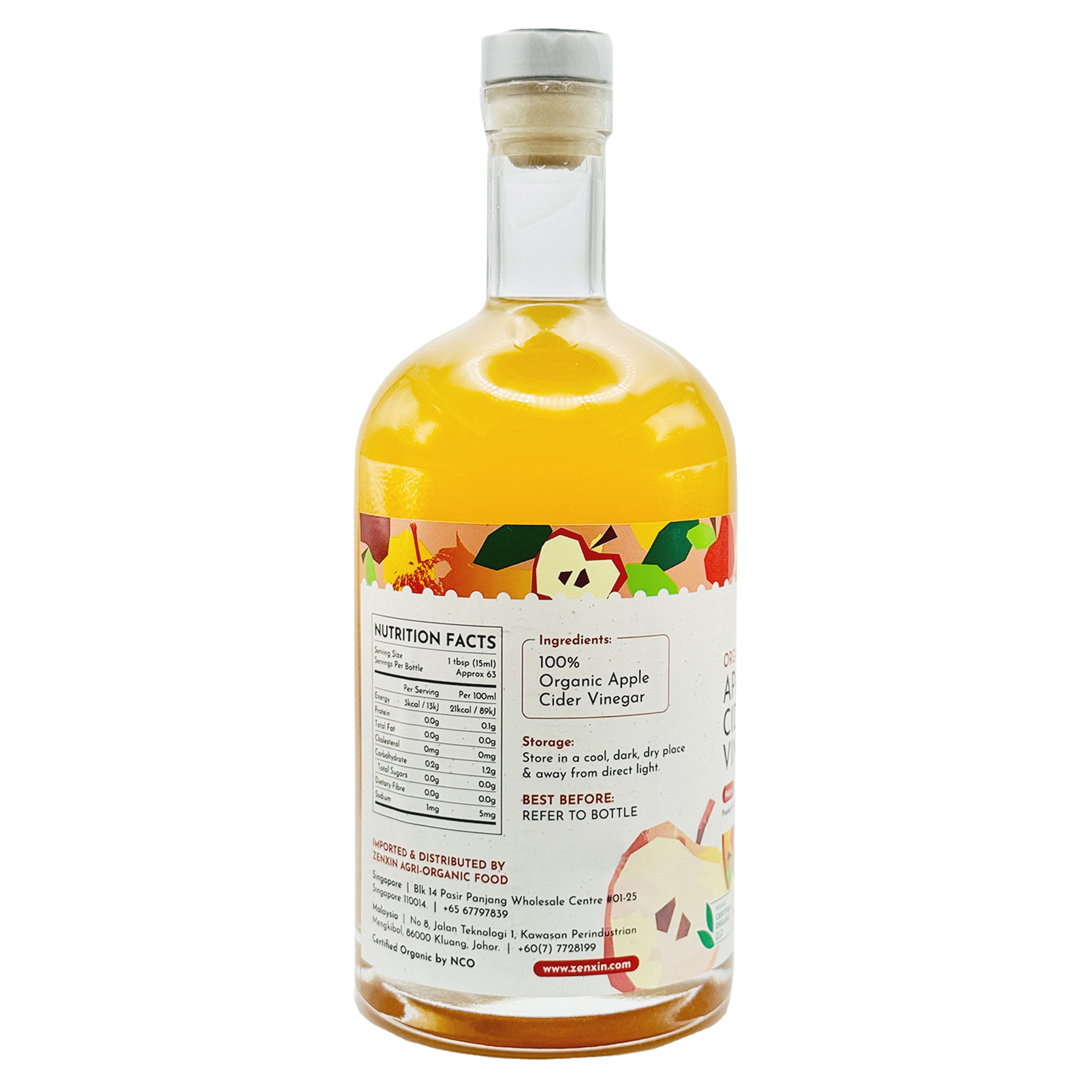 SN Org Apple Cider Vinegar EA 946ml-side L