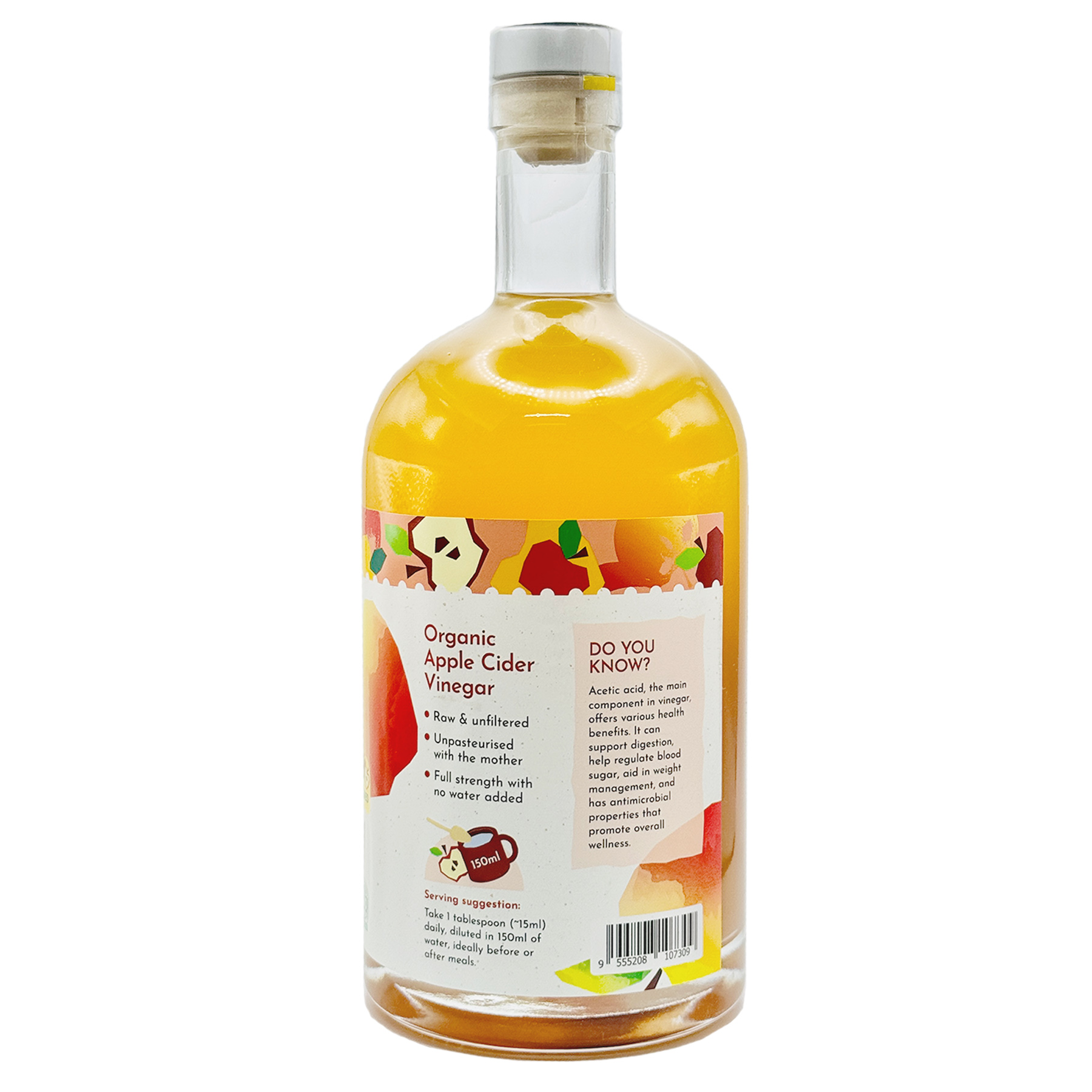 SN Org Apple Cider Vinegar EA 946ml-side R