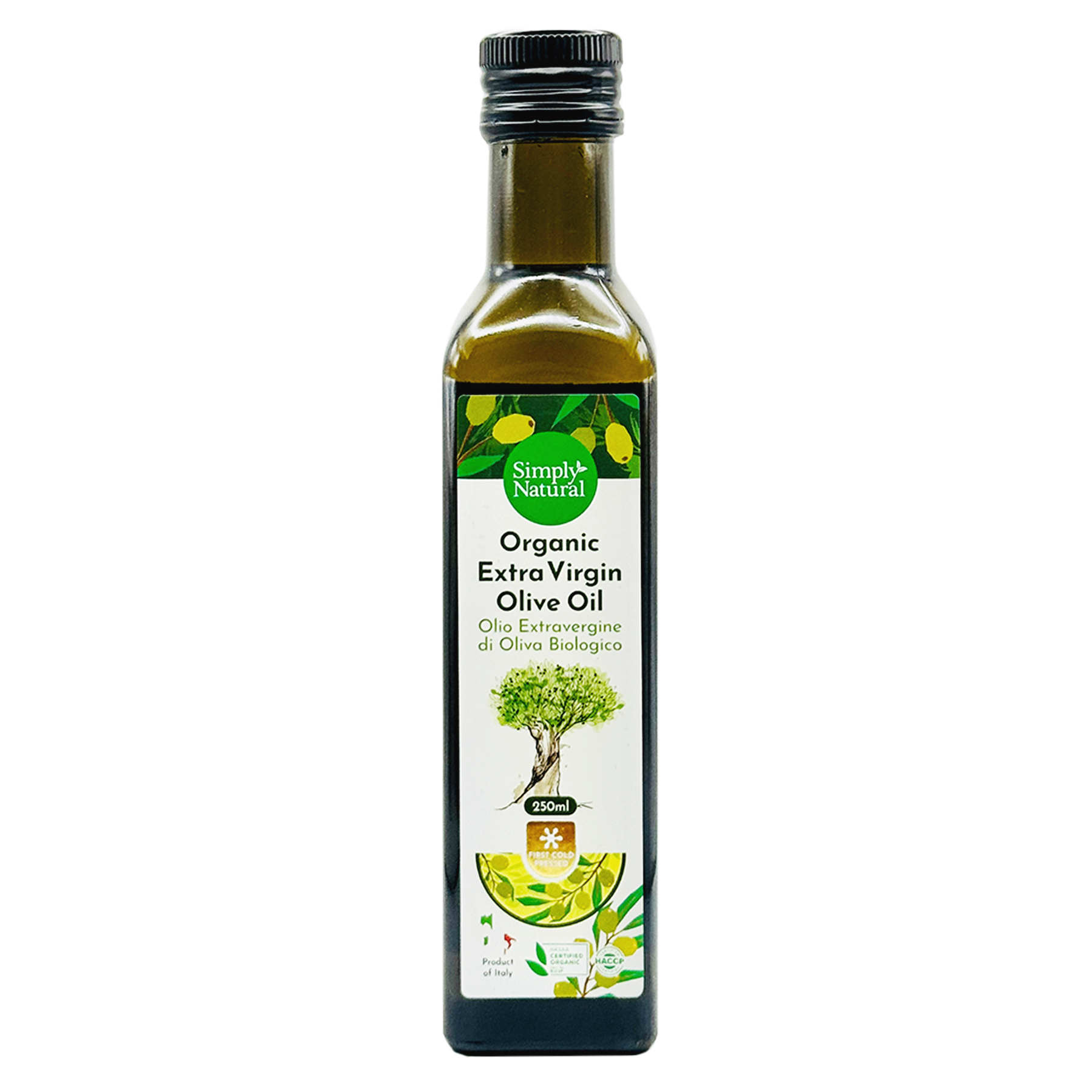 SN Org Extra Virgin Olive Oil EA 250ml-front