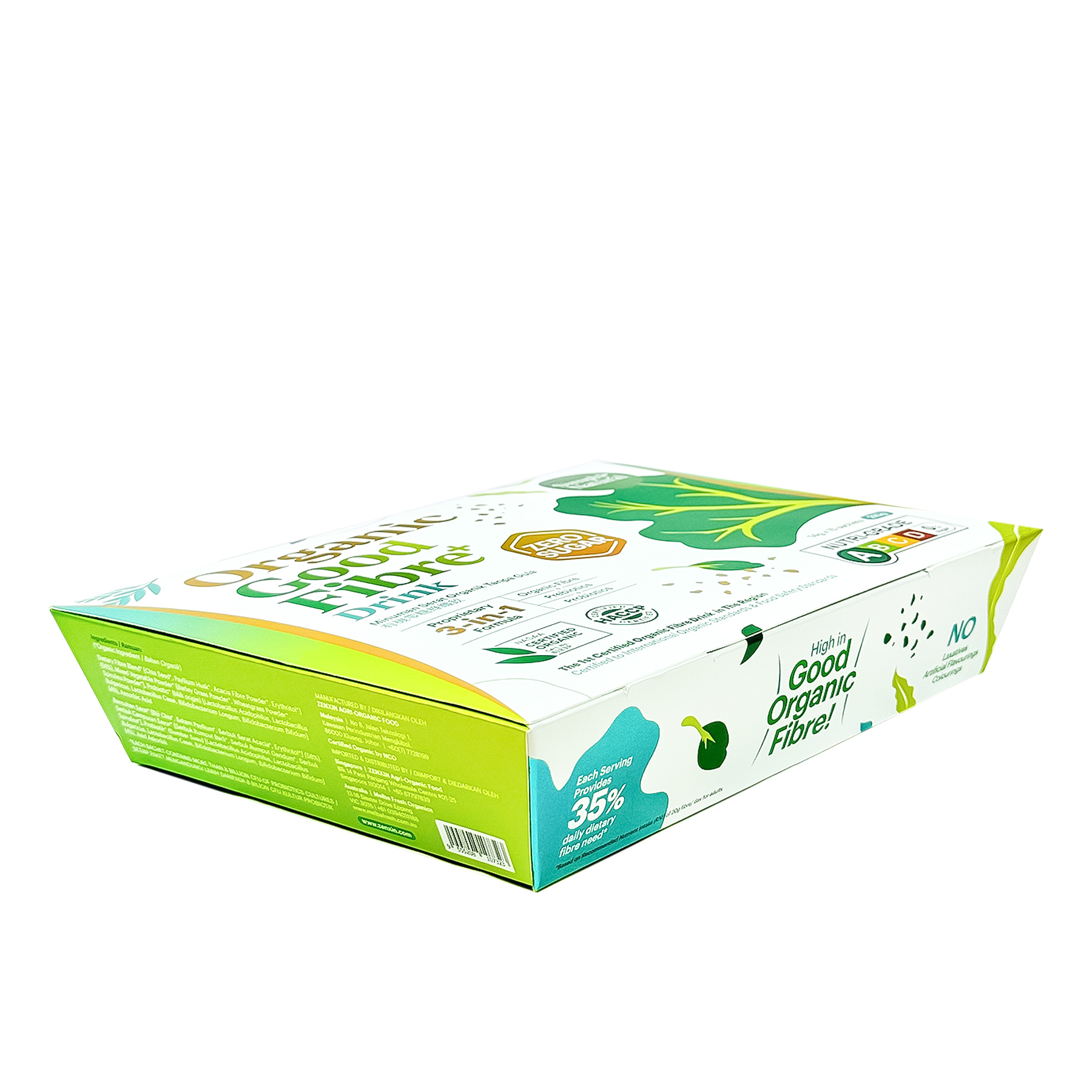 SN Organic Good Fibre Drink Plus+ Zero Sugar EA 210g-side5