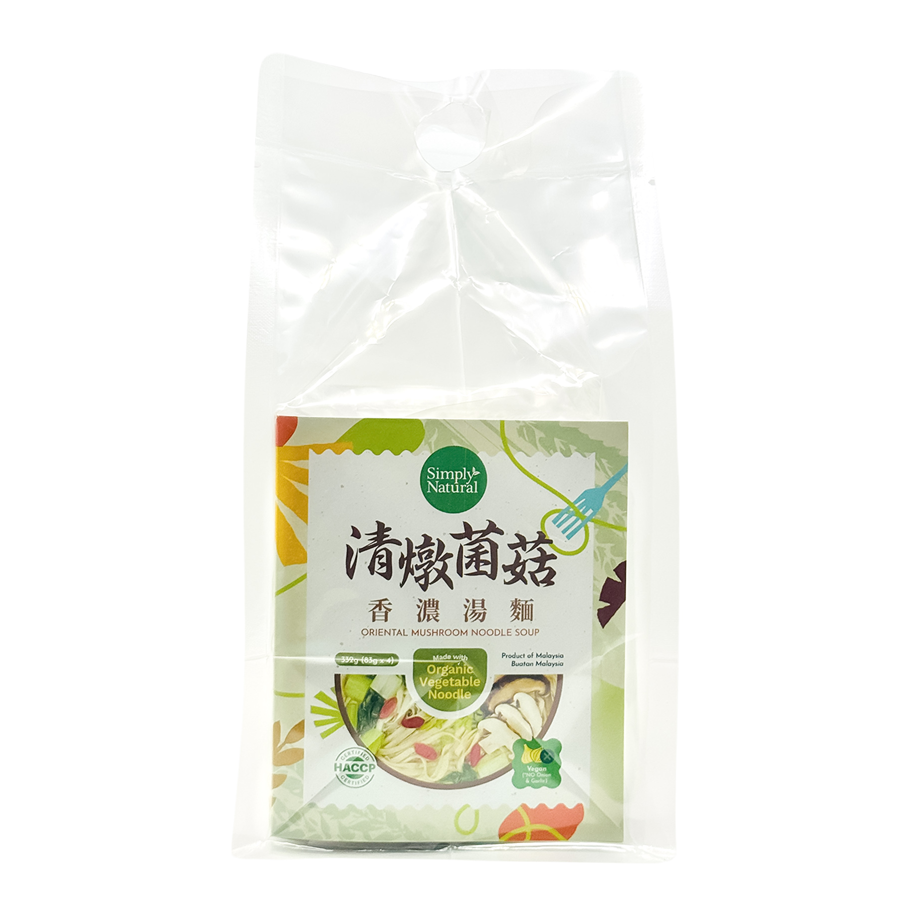 SN Oriental Mushroom Noodle Soup EA 364g-side R
